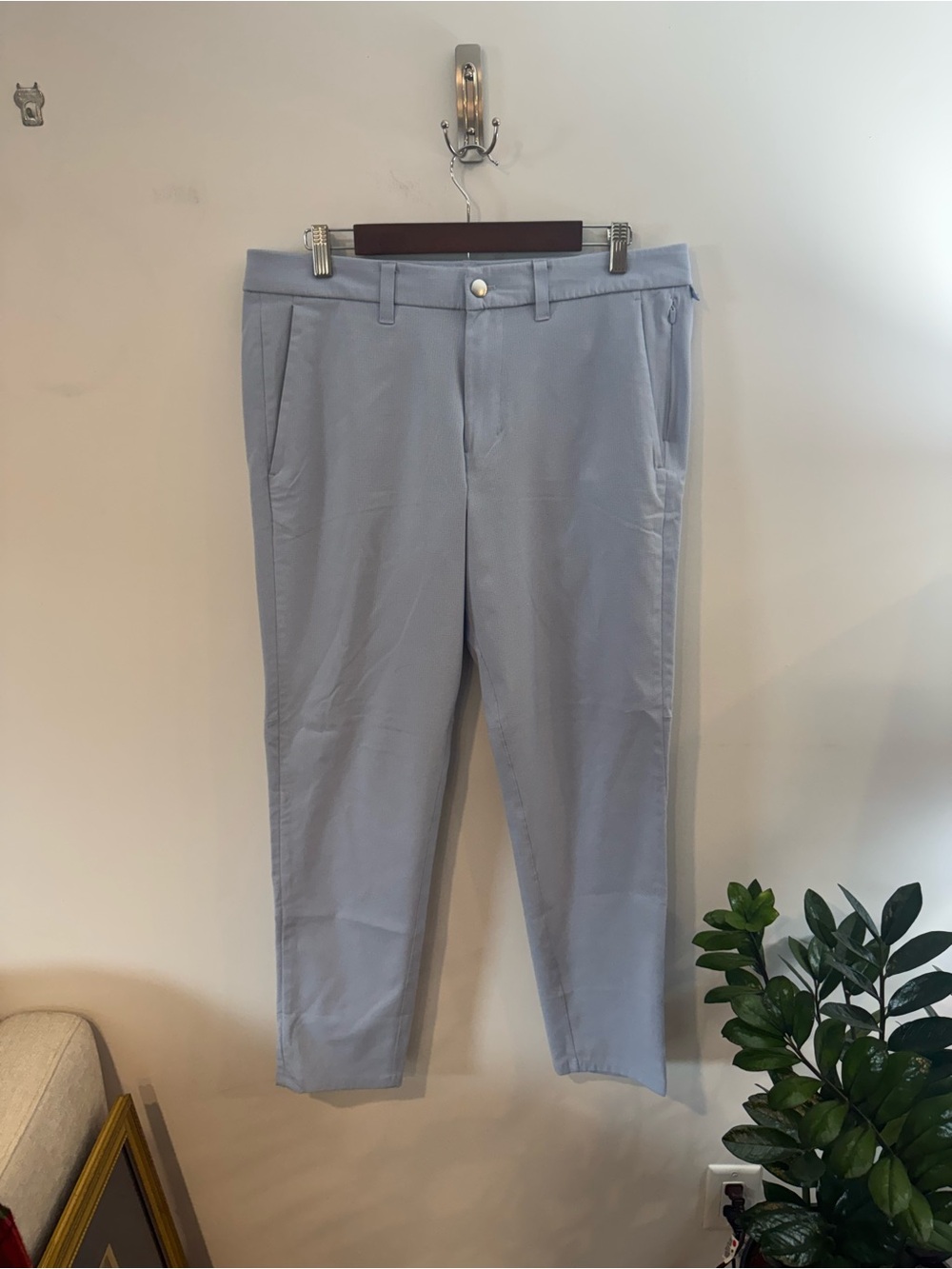 Lululemon Vented Commission Pant, Light Blue, 36x31